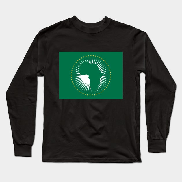 African Union Long Sleeve T-Shirt by Wickedcartoons